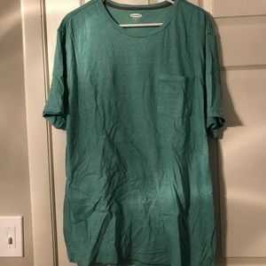 Old Navy men’s teal soft washed crew neck tee